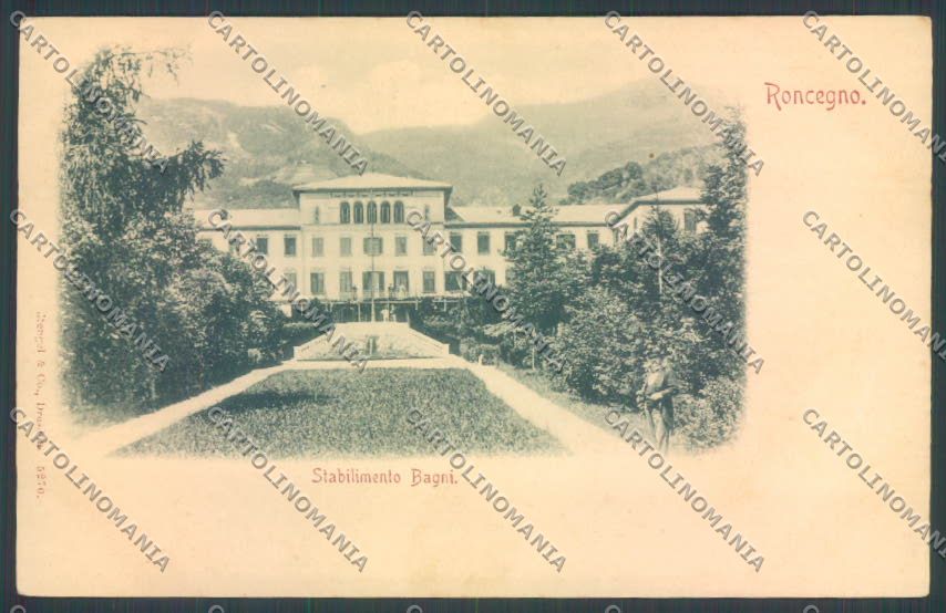 Trento Roncegno Terme cartolina ZB1176 – fronte