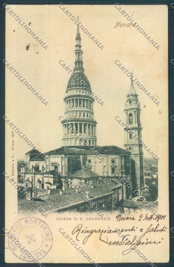 Novara Città cartolina ZB1212 – fronte