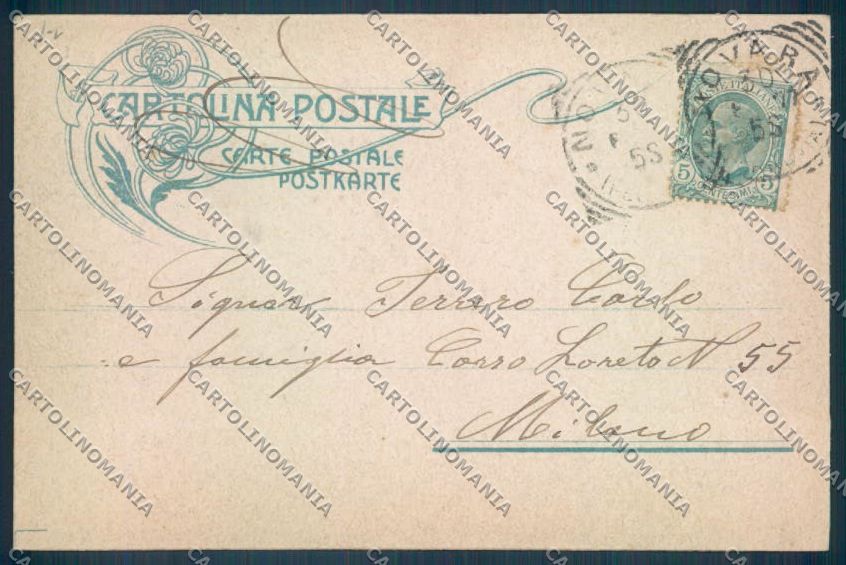 Novara Città cartolina ZB1229 – retro