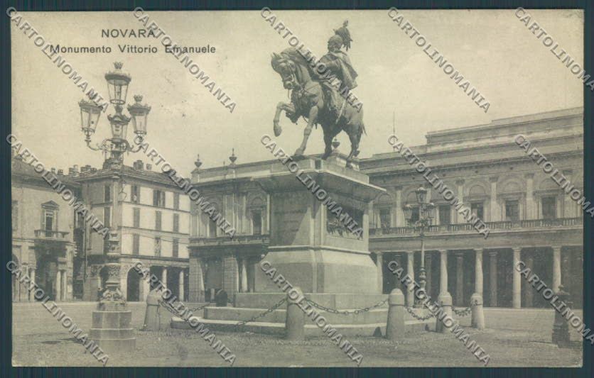 Novara Città PIEGHINE ANGOLO SCOLLATO cartolina ZB1230 – fronte