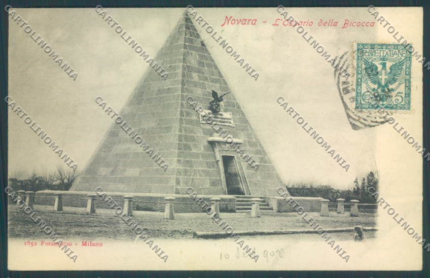 Novara Città PIEGHINA cartolina ZB1231 – fronte