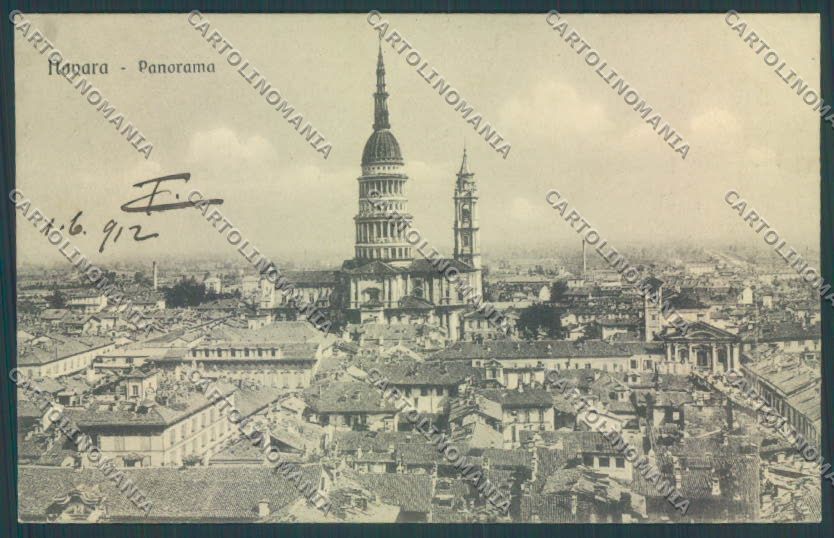 Novara Città SCOLLATA cartolina ZB1232 – fronte
