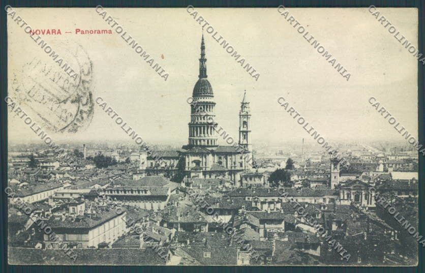Novara Città cartolina ZB1235 – fronte