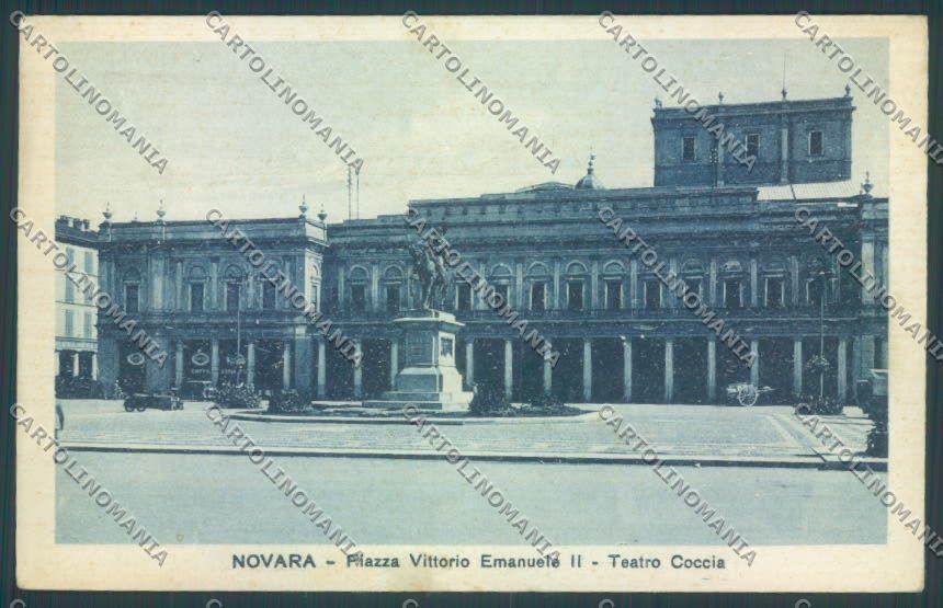 Novara Città Teatro cartolina ZB1246 – fronte