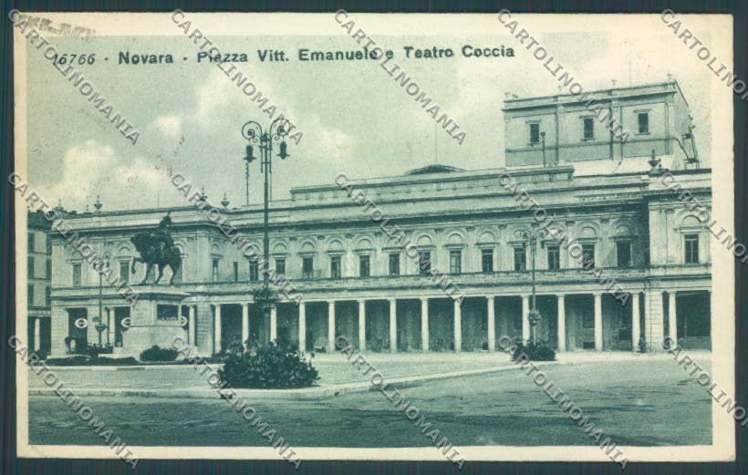 Novara Città Teatro cartolina ZB1247 – fronte