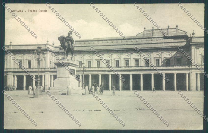 Novara Città Teatro cartolina ZB1249 – fronte