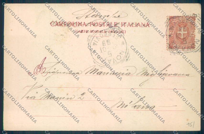 Novara Città cartolina ZB1257 – retro