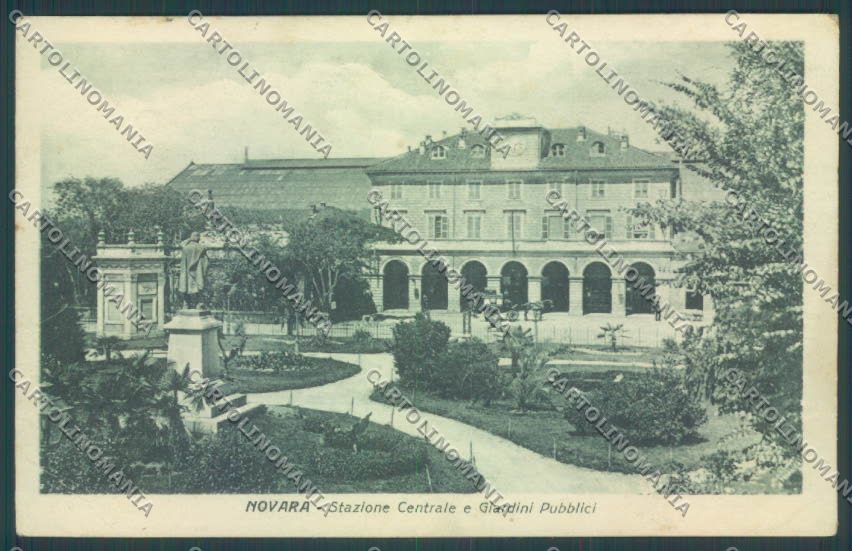 Novara Città Stazione PIEGA cartolina ZB1259 – fronte