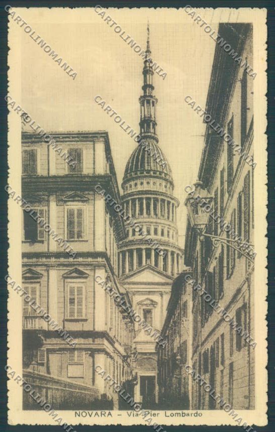 Novara Città PIEGA cartolina ZB1260 – fronte