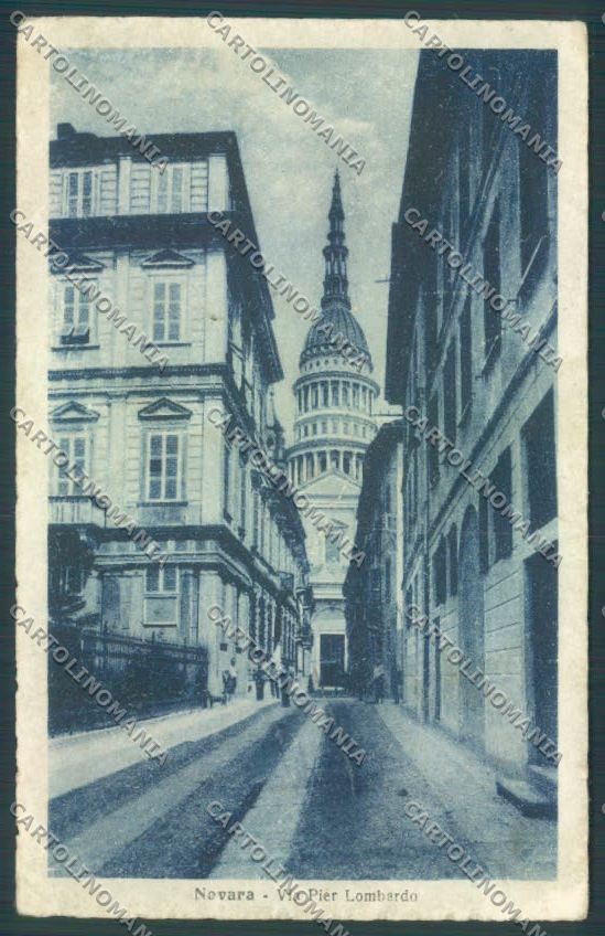 Novara Città PIEGHINE cartolina ZB1261 – fronte