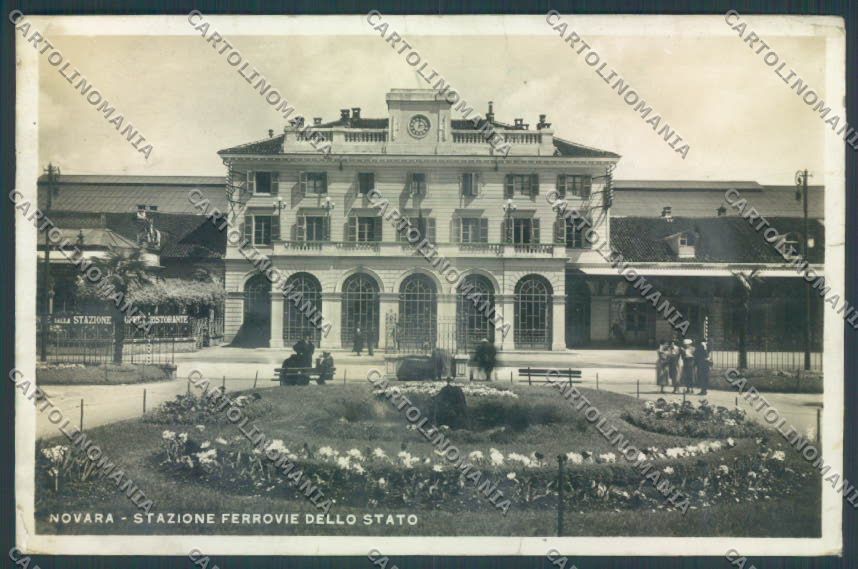 Novara Città Stazione PIEGHE Foto cartolina ZB1270 – fronte