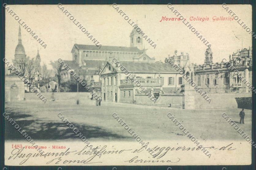 Novara Città Collegio cartolina ZB1274 – fronte