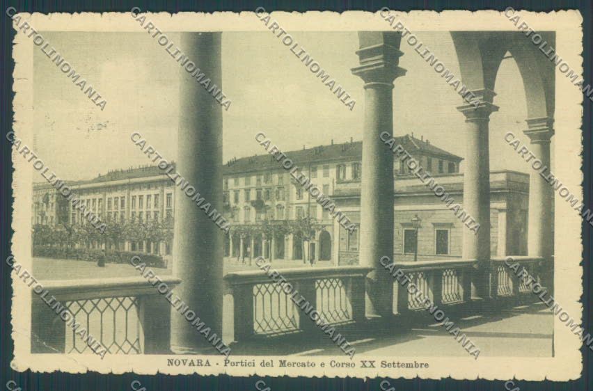 Novara Città PIEGHE cartolina ZB1277 – fronte
