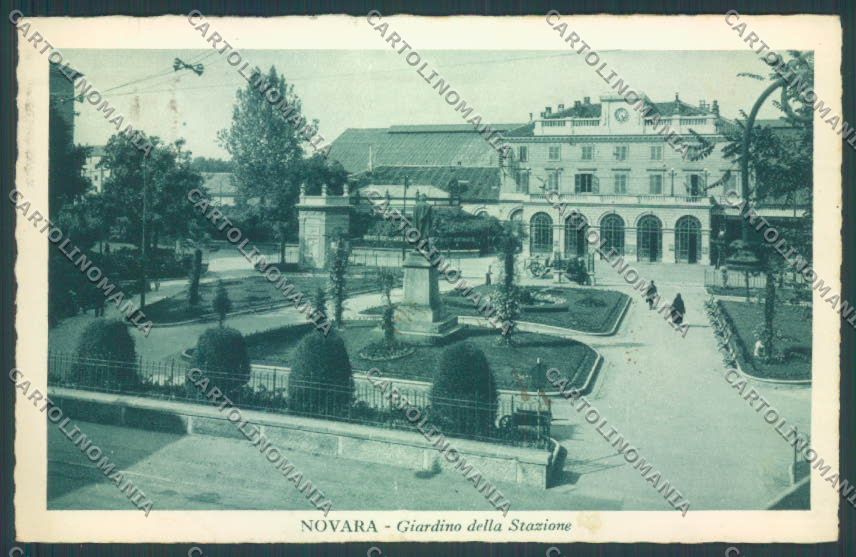 Novara Città Stazione PIEGATA cartolina ZB1278 – fronte