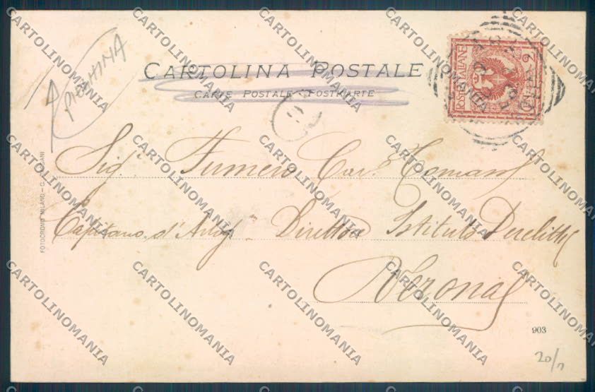 Novara Città PIEGHINA cartolina ZB1279 – retro
