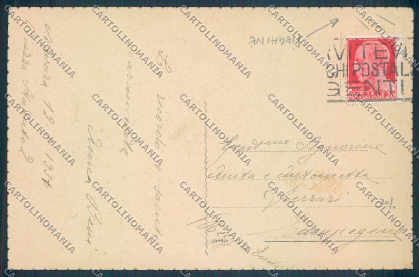 Novara Città PIEGHINE cartolina ZB1281 – retro