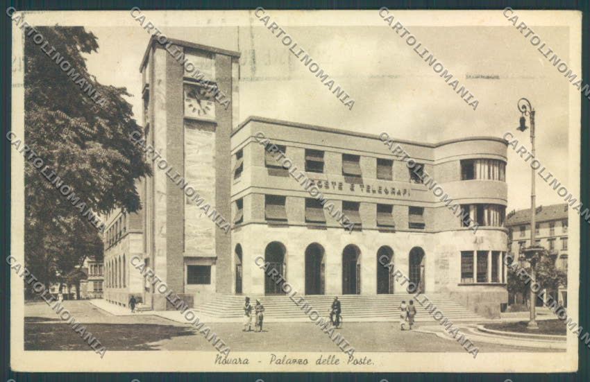 Novara Città Poste cartolina ZB1287 – fronte
