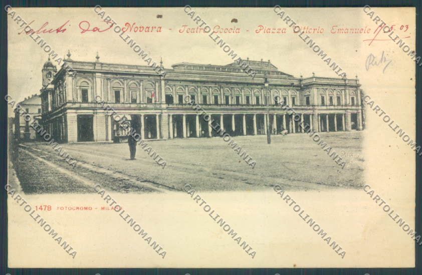 Novara Città cartolina ZB1299 – fronte