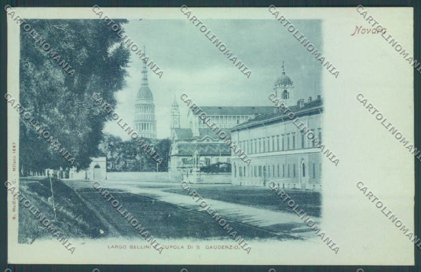 Novara Città PIEGHINA cartolina ZB1304 – fronte