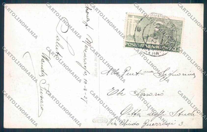 Novara Arona Barca cartolina ZB1314 – retro