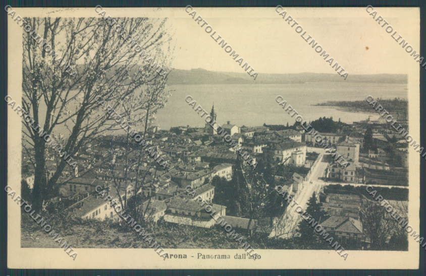 Novara Arona cartolina ZB1318 – fronte