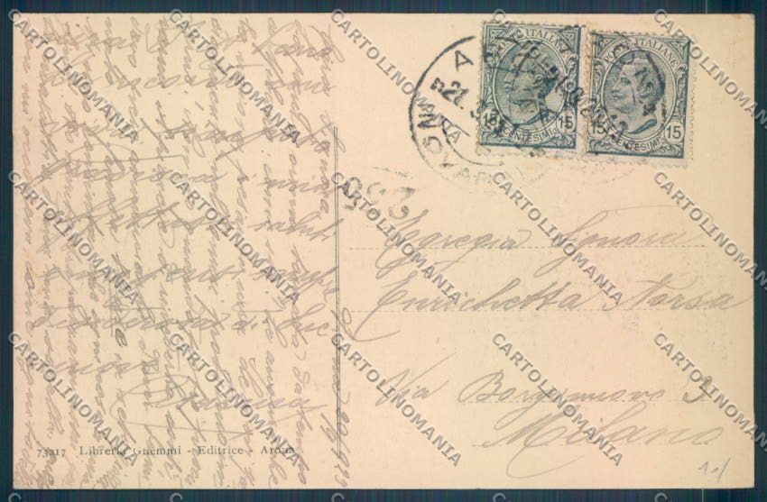 Novara Arona cartolina ZB1318 – retro