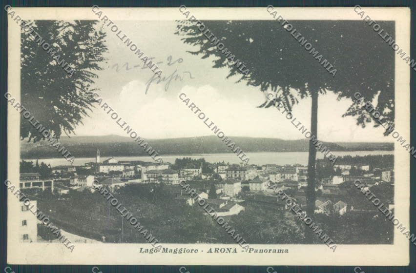 Novara Arona cartolina ZB1319 – fronte