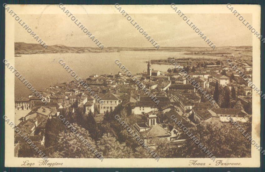 Novara Arona cartolina ZB1321 – fronte