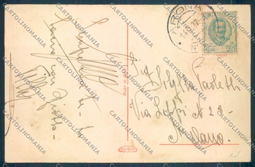 Novara Arona cartolina ZB1321 – retro