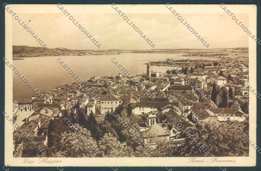 Novara Arona cartolina ZB1322 – fronte