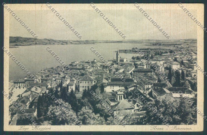 Novara Arona cartolina ZB1323 – fronte