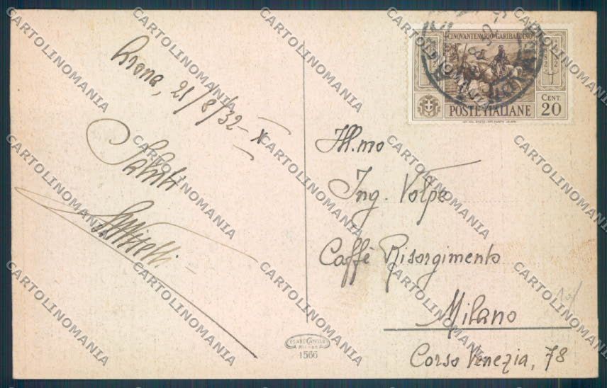 Novara Arona cartolina ZB1324 – retro