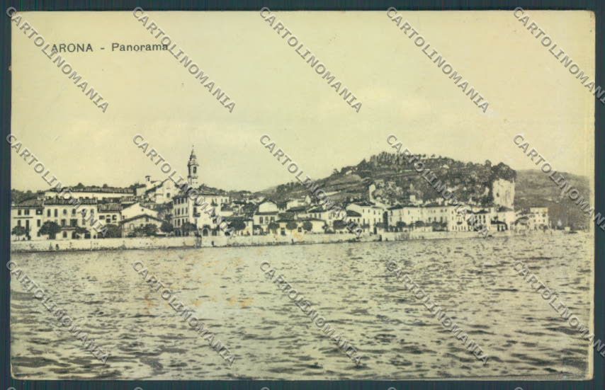 Novara Arona cartolina ZB1326 – fronte