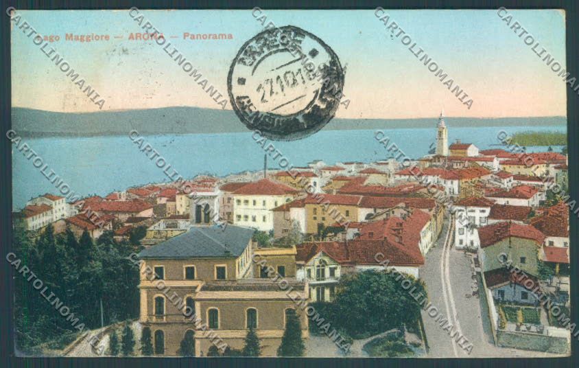 Novara Arona cartolina ZB1327 – fronte