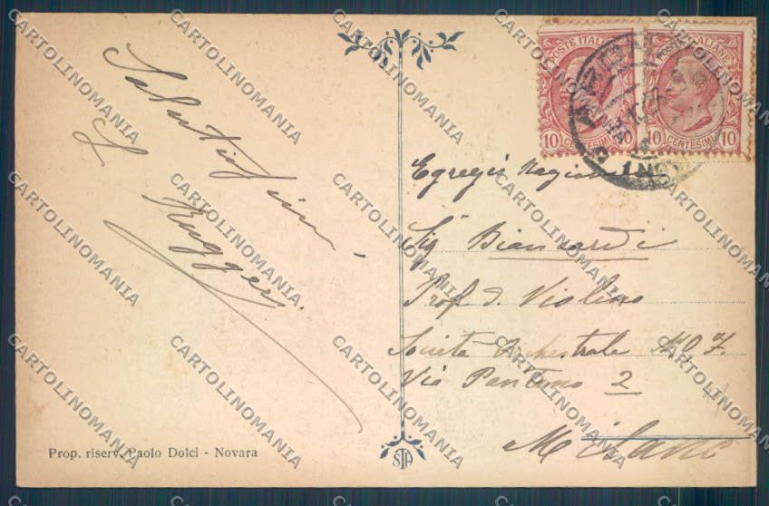 Novara Arona cartolina ZB1328 – retro