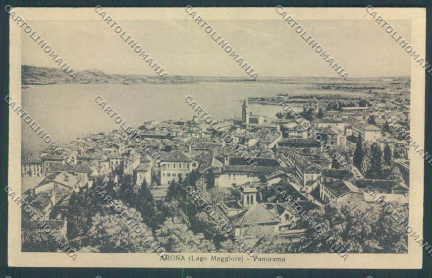 Novara Arona cartolina ZB1329 – fronte