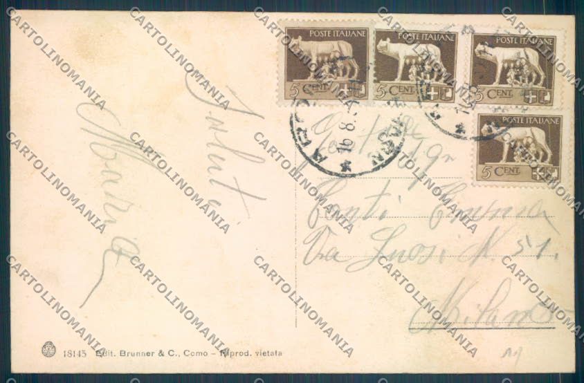 Novara Arona cartolina ZB1330 – retro