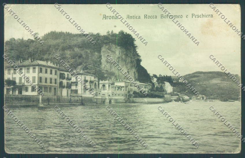 Novara Arona ABRASA PIEGHINE cartolina ZB1333 – fronte