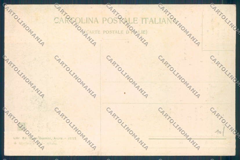 Novara Arona Sempione cartolina ZB1334 – retro