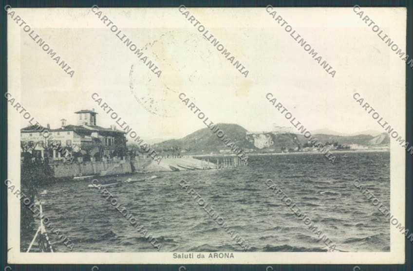 Novara Arona cartolina ZB1336 – fronte