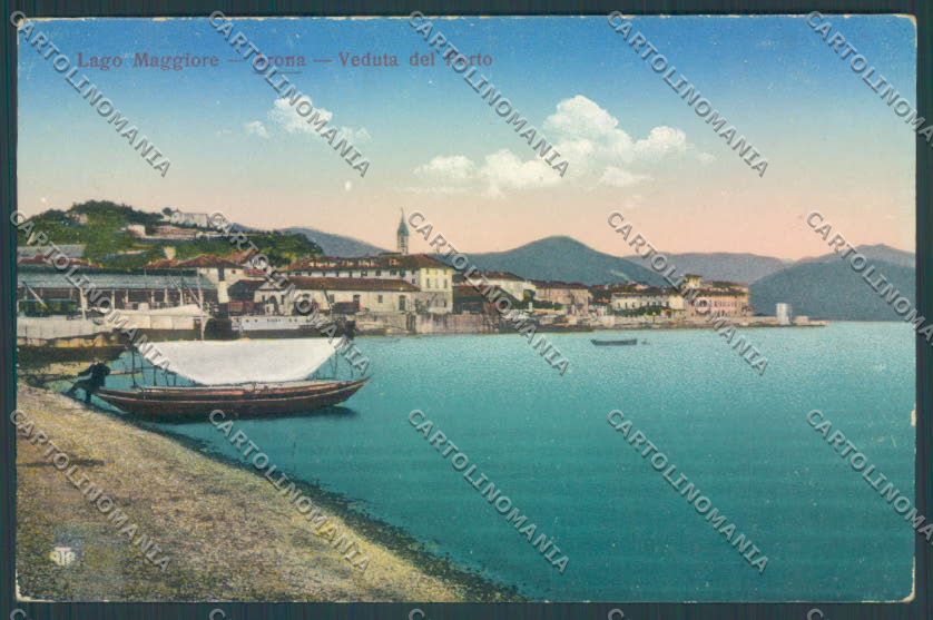 Novara Arona cartolina ZB1338 – fronte
