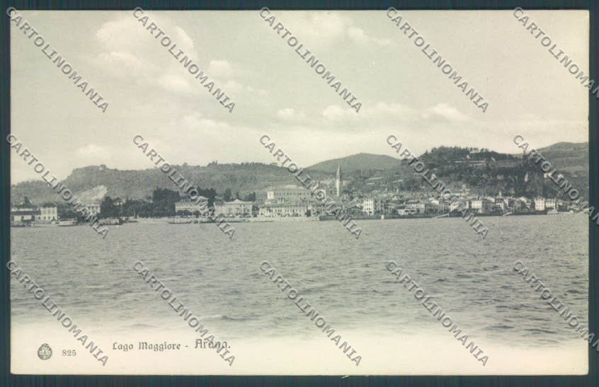 Novara Arona cartolina ZB1346 – fronte