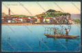 Novara Arona Barca PIEGHE STRAPPINO cartolina ZB1349 – fronte
