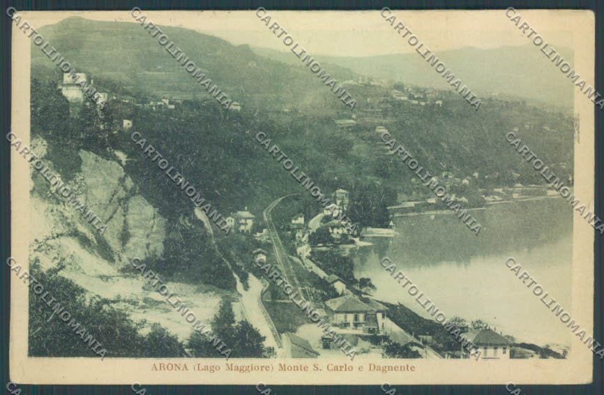 Novara Arona cartolina ZB1355 – fronte
