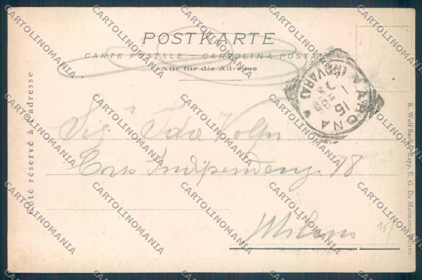 Novara Arona Barca cartolina ZB1357 – retro