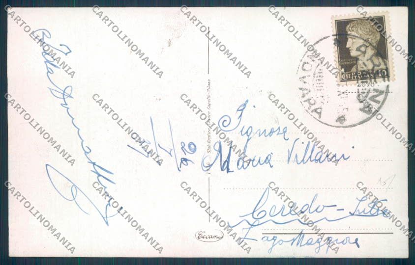 Novara Arona cartolina ZB1375 – retro