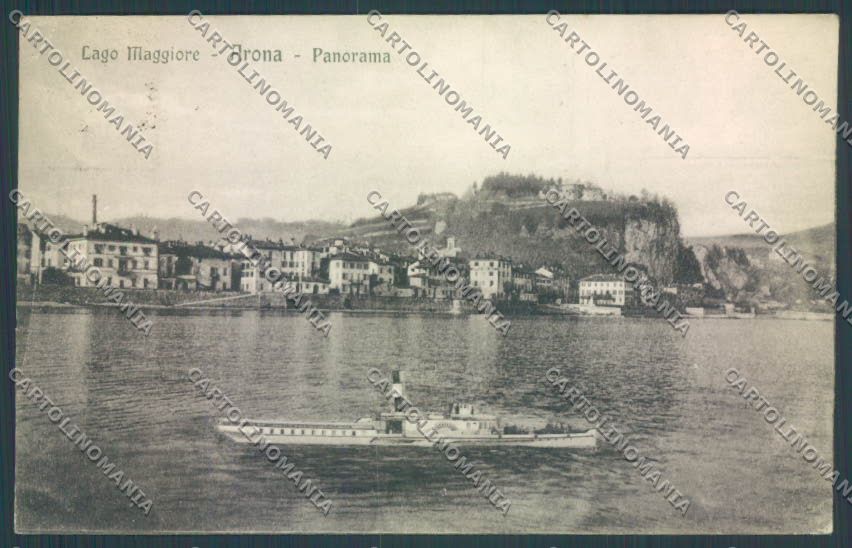 Novara Arona Battello cartolina ZB1376 – fronte