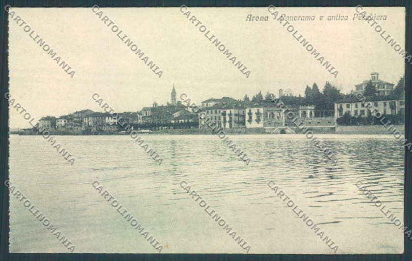 Novara Arona cartolina ZB1384 – fronte
