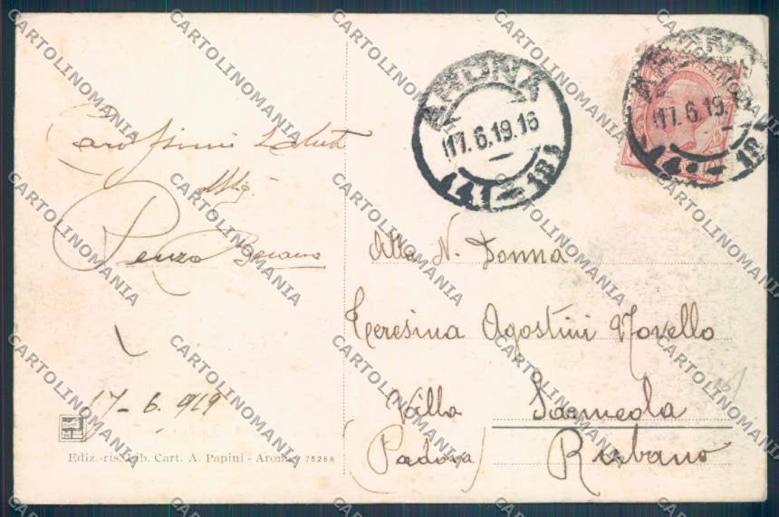 Novara Arona cartolina ZB1395 – retro