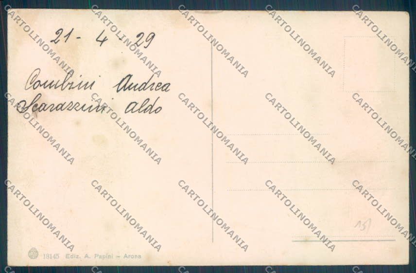 Novara Arona Battello cartolina ZB1402 – retro